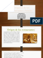 Orígenes de Los Restaurantes y Hoteles