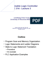 Programmable Logic Controller ME 314 - Lecture 3: Lih-Sheng (Tom) Turng University of Wisconsin-Madison