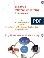 UCM Unit I - Introduction & Mechanical Based Proess