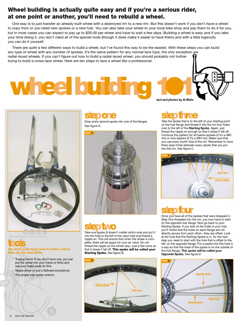 Wheel Building 101 PDF Human Powered Vehicles Equipment