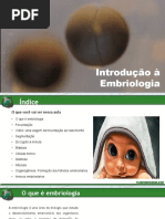 Introdução à embriologia