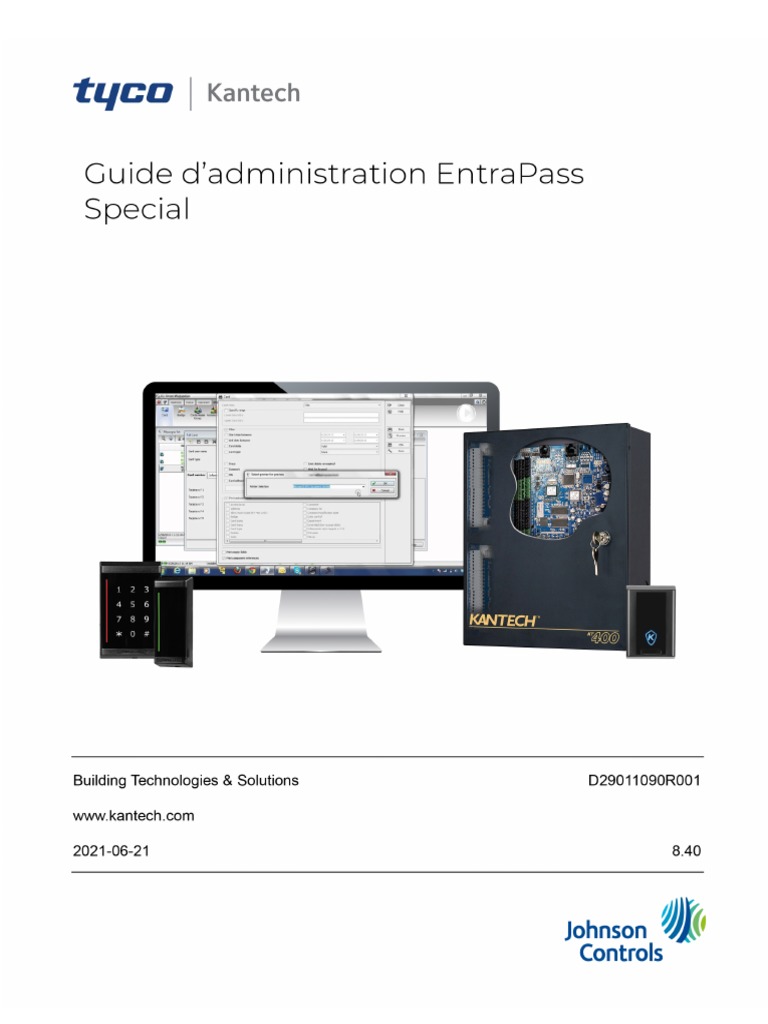 EntraPass 8.40 SE Guide D'administration | PDF | Logiciel | Sécurité ...