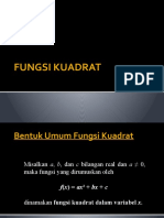 Fungsi Kuadrat