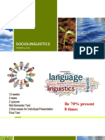 Sociolinguistics: Semester 5, 2020