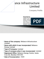 Reliance Infrastructure Limited: Company Profile
