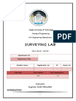 Syrveying Lab Report Atemplate