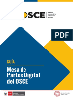 Guía de La Mesa de Partes Digital Del OSCE Ok