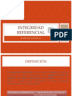 Integridad Referencial (BDD2)