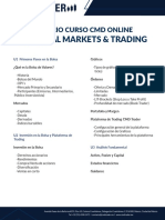 Temario Financial Markets & Trading