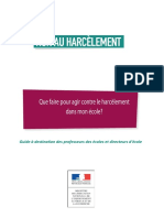 Guide Que Faire Pour Agir Contre Le Harc Lement Dans Mon Cole 94592