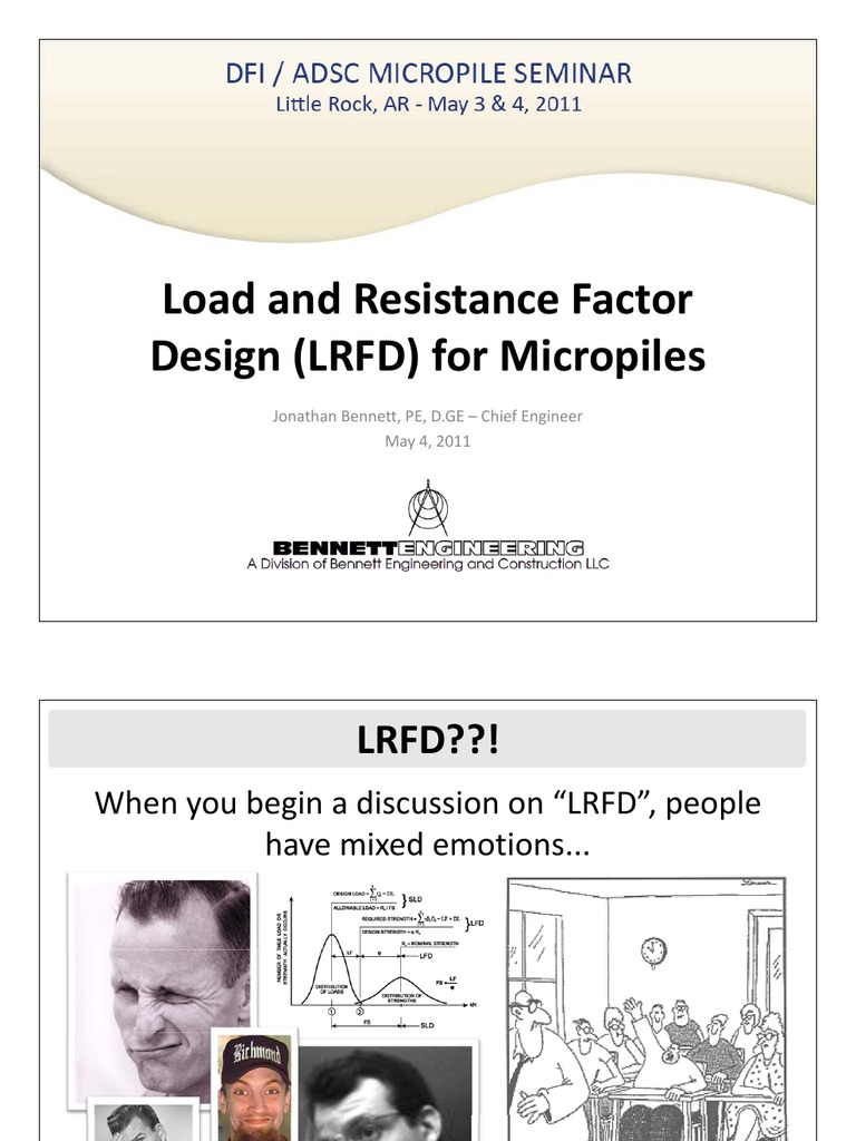 LRFD for Micropile Design Overview | PDF | Deep Foundation | Structural ...