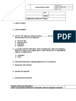 Evaluación de SST