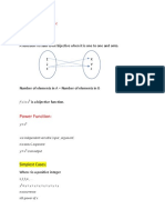 Types of Functions