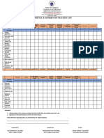 Republic of the Philippines Department of Education tracking list