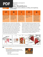 E C I R P: Shoulder Rehabilitation