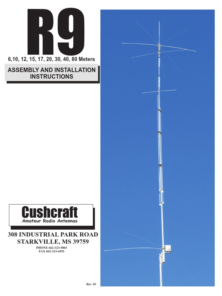 Cushcraft: Assembly and Installation Instructions | PDF | Screw ...