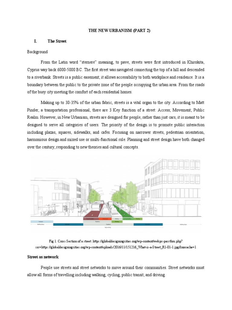 The New Urbanism (Part 2) I. The Street | PDF | Street | Urban Design