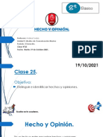 Clase 25 - Hecho y Opinión