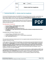 Technical note 11.MC 2016 update on carbon steel toughness at low temperature