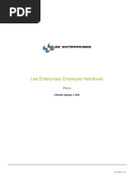 Lee Enterprises Employee Handbook: Provo - Aspx