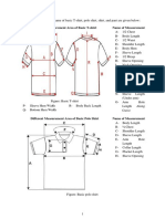 Components of T-Shirt, Shirt and Trouser - 1st Off L. Classs