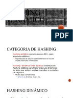 7.3 Hashing Dinâmico