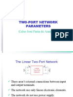 Two-Port Network Parameters: Celso José Faria de Araújo, DR