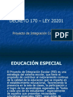 Decreto 170 - Ley 20201