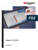 Megger Formfiller: User Guide