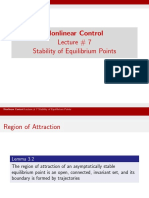 Nonlinear Control Lecture # 7 Stability of Equilibrium Points