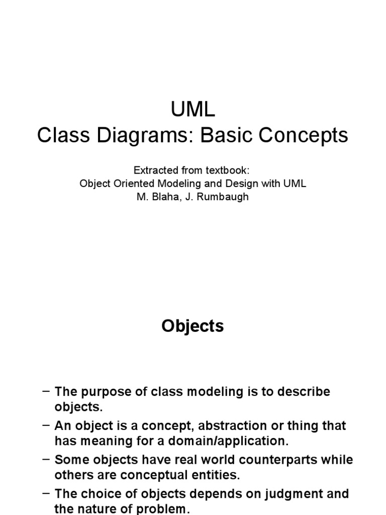 UML Class Diagrams: Basic Concepts | PDF | Class (Computer Programming