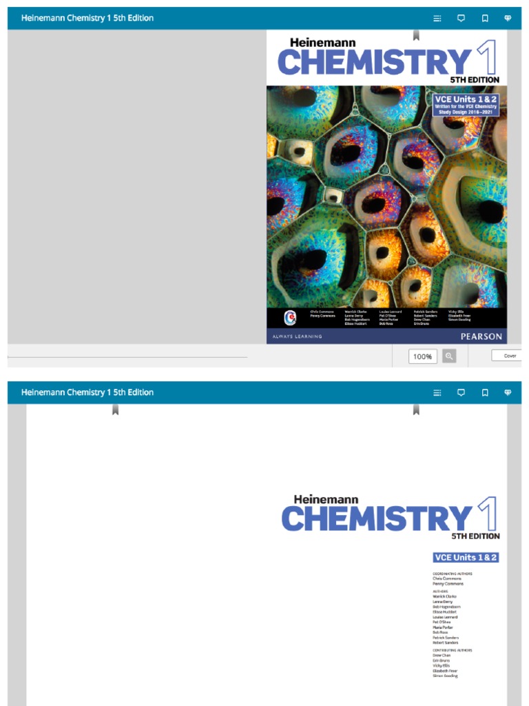Heinemann Chemistry 1 5th Edition PDF