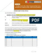 Reporte - Informe Curso Virtual BUEN TRATO (Formato)