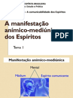 Módulo 3 Tema 1 A Manifestação Anímico Mediúnica Dos Espíritos