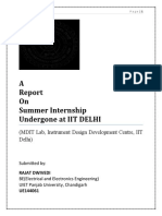 Dokumen - Tips Iit Delhi Summer Internship Report 2016