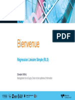 Présentation - Régression Linéaire Simple