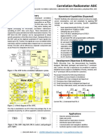 Correlation Radiometer ASIC: Technical Summary Operational Capabilities (Expected)