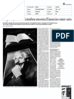 Exposição em Coimbra mostra Einstein entre nós