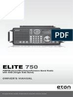 Elite: Owner'S Manual