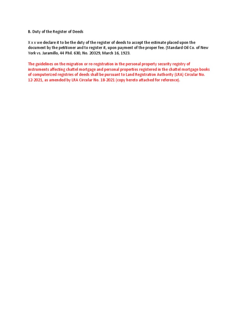 LRA Issuances | PDF