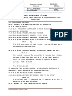 4.-Especificaciones de Instalaciones Sanitarias