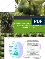 Experiencias en Lambayeque en el Manejo Nutricional y Palto