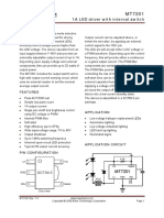 Description: 1A LED Driver With Internal Switch