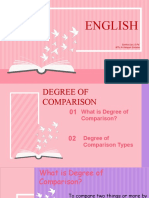 Degrees of Comparison in English