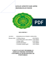 Perkembangan Afektif Dari Aspek Perkembangan Emosi PPD Kelompok 5 PDF