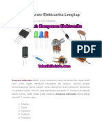 Jenis Komponen Elektronika Lengkap