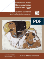 AE29_Robinson_Blood Is Thicker Than Water. Non-Royal Consanguineous Marriage in Ancient Egypt. An Exploration of Economic and Biological Outcomes