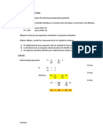 Restricción Presupuestaria (Casos 1)