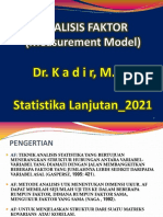 Analisis Faktor - Measurement Model
