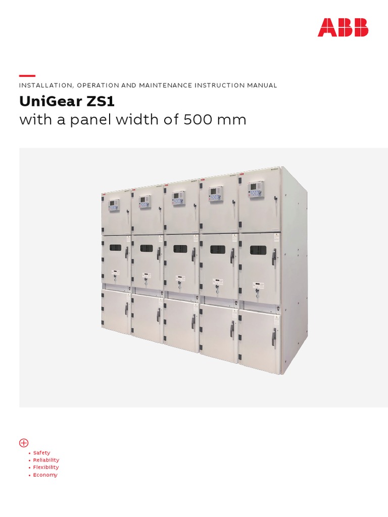 UniGear ZS1 Manual EN 1YHA000317 REV C 082021 PDF